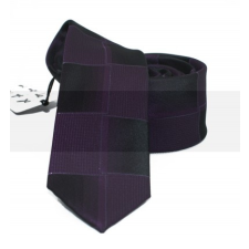  NM slim nyakkendő - Lila kockás nyakkendő