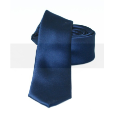  NM slim szatén nyakkendő - Sötétkék