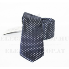  NM slim szövött nyakkendő - Kék mintás nyakkendő