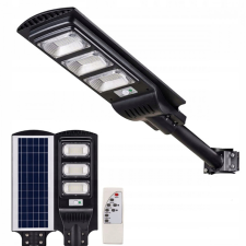 NNLED LED napelemes utcai lámpa 1200W 6500K lámpa tartóval és távirányítóval kültéri világítás