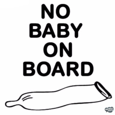  No Baby on Board autómatrica matrica