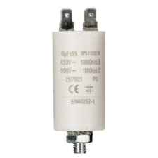 No brand Kondenzátor 450V + Earth 6.0uf / 450 v + Aarde beépíthető gépek kiegészítői