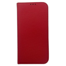 NO NAME Etui Smart mágneses könyvtok iPhone 15 Pro 6.1&quot; piros tok és táska