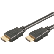 No-name HDMI (ST-ST) 1m 3D Ethernet 4K vergoldet Black (31882) kábel és adapter