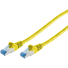 No-name Patchkabel CAT6a RJ45 S/FTP 1m Yellow (75711-Y) - UTP kábel és adapter