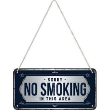 No Smokig Area - Fémtábla dekoráció