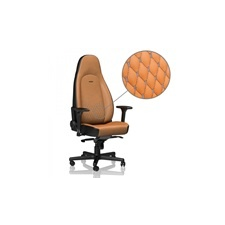 Noblechairs ICON bőr szék (konyak-fekete) forgószék