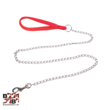  Nobleza Láncos Póráz 0,25x 120 cm - piros nyakörv, póráz, hám kutyáknak