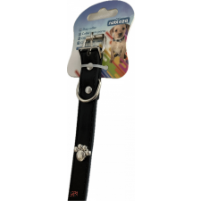  Nobleza mancsos kutya nyakörv - fekete nyakörv, póráz, hám kutyáknak