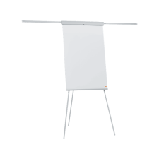 NOBO Essential mágneses fehértábla és flipchart állvány kihajtható karokkal, 680x1050 mm, fehér (1915693) mágnestábla