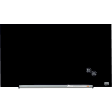 NOBO Impression Pro mágneses üvegtábla, 680x380mm, fekete (1905179) mágnestábla