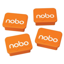NOBO Mágnesek fehértáblához 4 db, NOBO narancs ajándéktárgy