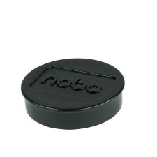 NOBO Mágneskorong, erős, 38 mm, 10 db, NOBO, fekete mágneskorong, mágnesszalag