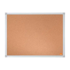 NOBO Parafatábla, 60x45 cm, alumínium keret, NOBO "Essentials" parafatábla