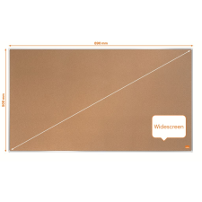 NOBO Parafatábla 89x50cm aluminium kerettel (VN5415) (VN5415) parafatábla