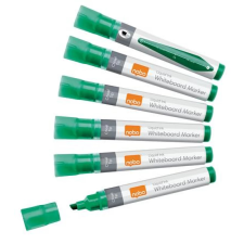 NOBO Táblamarker vágott hegyű 4 mm zöld 10 db filctoll, marker