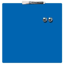 NOBO Üzenőtábla, mágneses, írható, kék, 36x36 cm, NOBO/REXEL mágnestábla