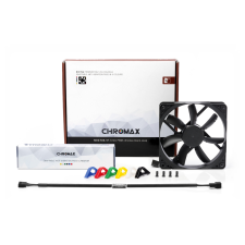 Noctua Ventilátor noctua nf-s12a pwm chromax.black.swap 12cm hűtés
