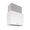 Nodor NorBreeze CUBE GLASS ECO 70 WH +3 ÉV Garanciával*, Fali páraelszívó LED világítás 1 db motor, 1200 m3/h, 50-67 dB zajszint, 70 cm széles, A Energiaosztály
