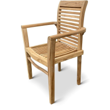 Noela STUCKING/NEW kerti szék rakásolható, teak kerti bútor