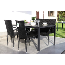 Noela VIKING L Rattan kerti bútor szett 1+2+1 kerti bútor