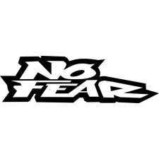  NoFear matrica,30cmx9cm,fekete autó dekoráció