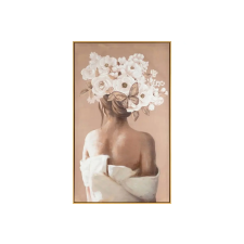  Női alakot ábrázoló falikép 522a Bézs 60x100x3 cm - 5 cm grafika, keretezett kép