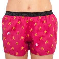  Női bő szárú boxeralsók Represent small bones burgundi (R0W-BOX-0704) M