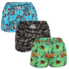  női bő szárú boxeralsók Styx art klasszikus gumipánt többszínű (3K15782) XL
