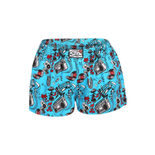 női bő szárú boxeralsók Styx art klasszikus gumipánt zene (K1558) L női alsó