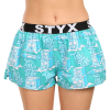  Női bő szárú boxeralsók Styx art sportos gumipánt jégkockák (T1657) XXL