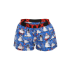  Női bő szárú boxeralsók Styx art sportos gumipánt karácsonyi hóemberek (T1751) 3XL