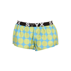  Női bő szárú boxeralsók Styx art sportos gumipánt pöttyös (T1054) M