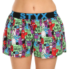  Női bő szárú boxeralsók Styx art sportos gumipánt szörnyek (T1555) L