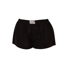  női bő szárú boxeralsók Styx klasszikus gumipánt fekete (K960) 3XL
