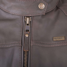  Női bőr motoros kabát W-TEC Kaika barna M motoros kabát