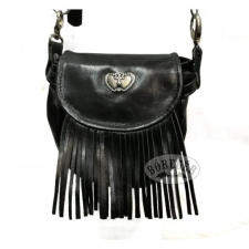  Női bőr válltáska, rojtos ajándéktárgy