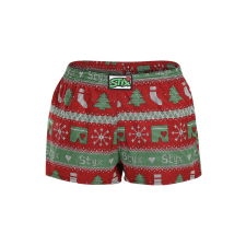 Női boxeralsó Styx art klasszikus gumi karácsonyi kötött (K1658) XL női alsó