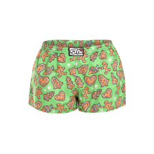  Női boxeralsó Styx art klasszikus gumi karácsonyi mézeskalács (K1753) XL női alsó