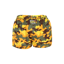 Női boxeralsó Styx art klasszikus gumi terepszínű sárga (K1559) XL női alsó