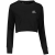 Női crop felső pulóver ALTISPORT BYB/ALW056BY131 FEKETE ÉS FEHÉR méret: XXL