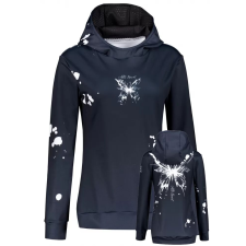 Női funkcionális pulóver prémium ALTISPORT VOJ/ALW077MI01 FEKETE méret: XXXL női pulóver, kardigán