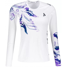  Női funkcionális T -piró hosszú ujjú prémiummal ALTISPORT VOJ/ALW064TR03 FEHÉR -VIOLET méret: XL
