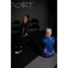  Női funkcionális T -piró hosszú ujjú prémiummal ALTISPORT VOJ/ALW074TR03 KÉK/LILA méret: XL