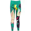  Női hosszú, prémium funkcionális leggings ALTISPORT VOJ/ALW042LEG01 ZÖLD méret: XXXL