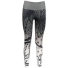  Női hosszú, prémium funkcionális leggings ALTISPORT VOJ/ALW045LEG01 FEKETE ÉS FEHÉR méret: M