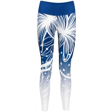  Női hosszú, prémium funkcionális leggings ALTISPORT VOJ/ALW045LEG01 SÖTÉTKÉK/FEHÉR méret: XXL