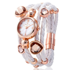 Női karóra karkötőkkel Temptation White-Pink arany karkötő