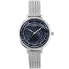 Női karóra – rozsdamentes acél, quartz, 38 mm, ezüst-kék számlap