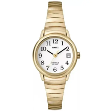 Női karóra Timex T2H351 aranyszínű acél szíjjal, fehér számlappal karóra